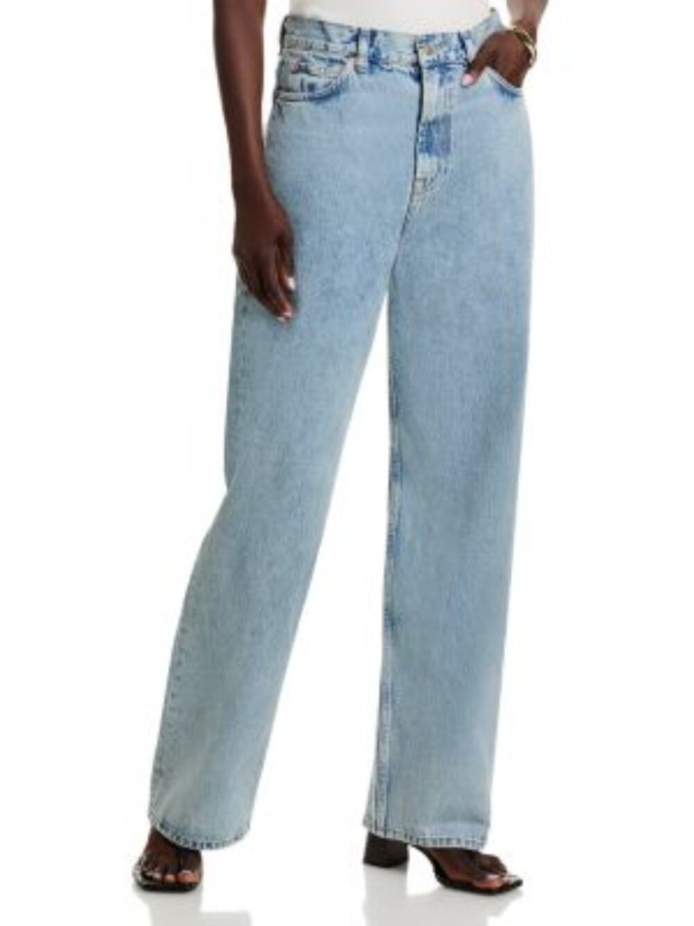 Wardrobe.NYC Denim Low Rise Jean Med Blue women’s Size 25